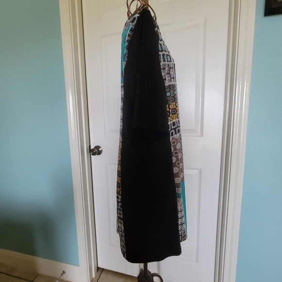 Style & Co. Multicolored Multiprint Mini Dress Women's Size XL - Picture 3 of 12